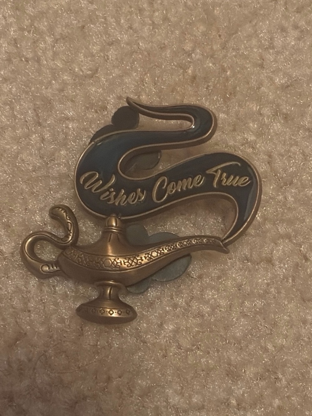 Wishes Come True Blue and Gold Disney Pin